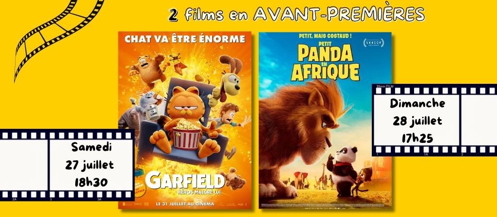 actualité 2 AVP Garfield et Petit Panda