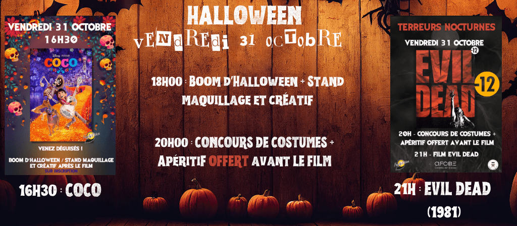 actualité Halloween COCO + Evil Dead