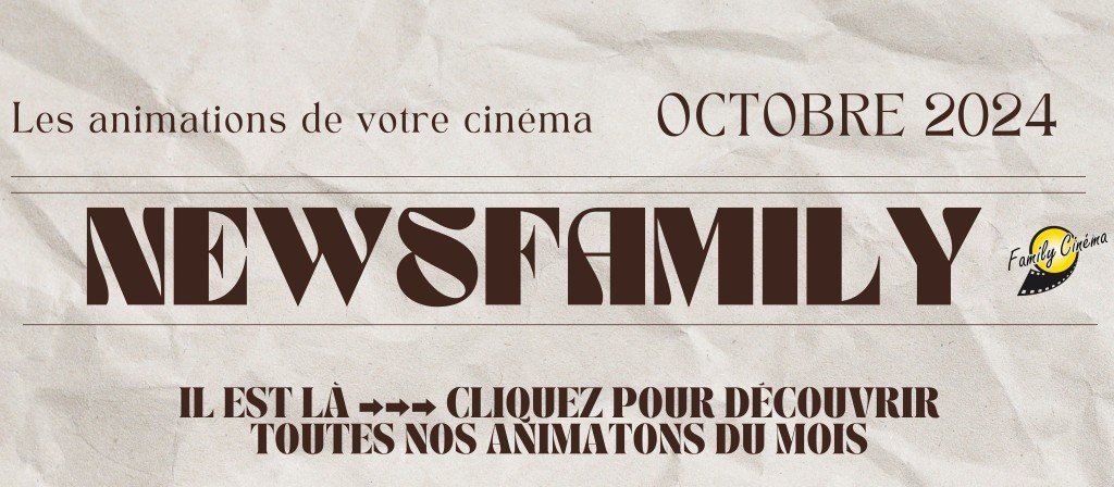 actualité NEWSFAMILY OCTOBRE